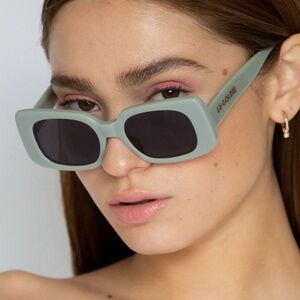 Lu Goldie Women's Blue Green Sunglasses